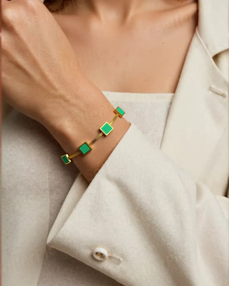 Emerald Edge Bracelet
