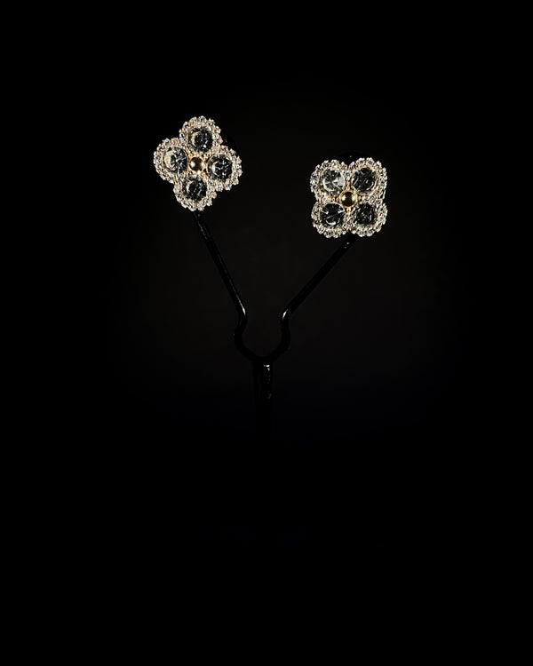 Crystal Bloom Studs