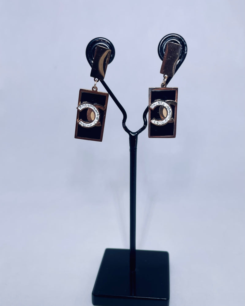 Black Luxe Hoops