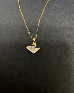 Shimmering Crown Pendant