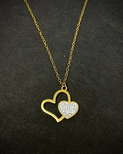 Double Heart Sparkle