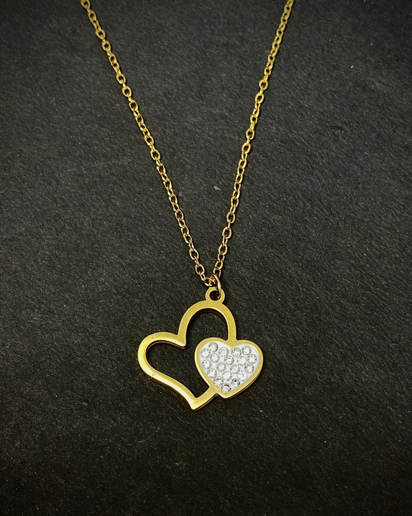 Double Heart Sparkle