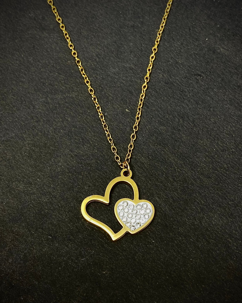 Double Heart Sparkle