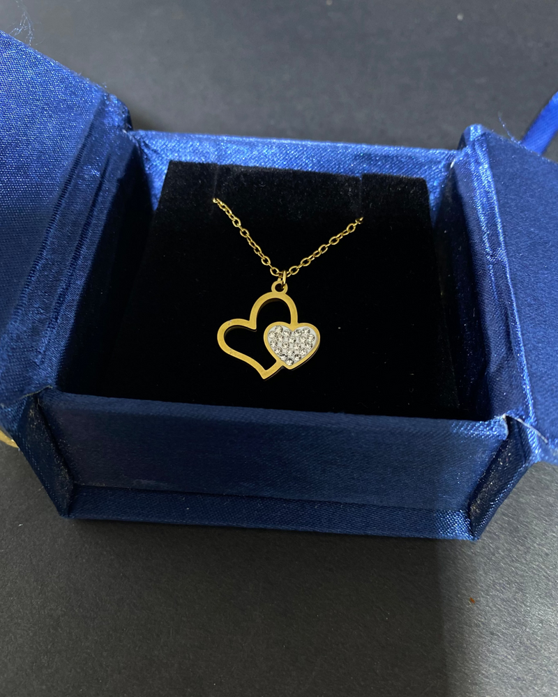 Double Heart Sparkle